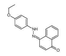 (4Z)-4-[(4-ethoxyphenyl)hydrazinylidene]naphthalen-1-one Structure