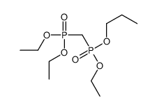 1-[diethoxyphosphorylmethyl(ethoxy)phosphoryl]oxypropane Structure