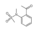 N-(2-acetylphenyl)-N-methylmethanesulfonamide Structure