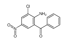 (2-amino-3-chloro-5-nitrophenyl)-phenylmethanone Structure