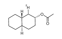 trans,cis-2-decalyl-1α-d acetate结构式