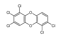 1,2,3,6,7-Pentachlorodibenzo[1,4]dioxin structure
