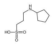 3-(cyclopentylamino)propane-1-sulfonic acid Structure