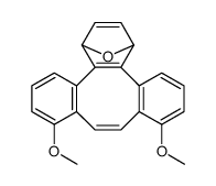 (Z)-8,11-dimethoxy-1,4-dihydro-1,4-epoxytribenzo[a,c,e][8]annulene结构式