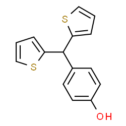 4-(DI-THIOPHEN-2-YL-METHYL)-PHENOL Structure
