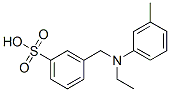 3-((ethyl(m-tolyl)amino)methyl)benzenesulfonic acid structure