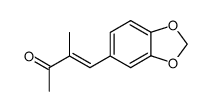 4ξ-benzo[1,3]dioxol-5-yl-3-methyl-but-3-en-2-one Structure