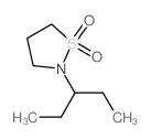 2-(3-Pentyl)isothiazolidine-1,1-dioxide Structure