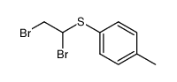 (1,2-dibromoethyl)(p-tolyl)sulfane Structure