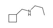 N-(cyclobutylmethyl)propan-1-amine结构式