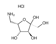 6-Amino-6-desoxy-L-sorbofuranose-hydrochlorid Structure