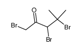 1,3,4-Tribromo-4-methyl-2-pentanone Structure