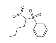 1-nitro-1-(phenylsulfonyl)pentane Structure