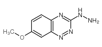 3-联氨基-7-甲氧基-1,2,4-苯并三嗪结构式