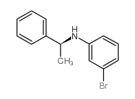 Benzenemethanamine, N-(3-bromophenyl)-a-methyl-, (aS)-结构式