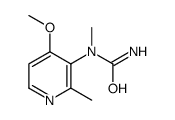 Urea, N-(4-methoxy-2-methyl-3-pyridinyl)-N-methyl- (9CI) structure