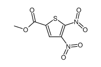 4,5-dinitro-2-methoxycarbonylthiophen Structure