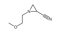 1-(2-methoxyethyl)aziridine-2-carbonitrile结构式
