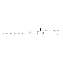 Myrtecaine lauryl sulfate structure