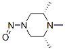 Piperazine, 1,2,6-trimethyl-4-nitroso-, cis- (9CI)结构式