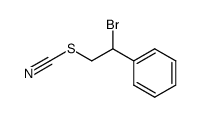 1-bromo-1-phenyl-2-thiocyanatoethane Structure
