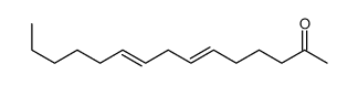 (6Z,9Z)-pentadeca-6,9-dien-2-one结构式