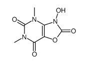 1-hydroxy-5,7-dimethyl-2,4,6-trioxo-1H,5H,7H-oxazolo[4,5-d]pyrimidine Structure