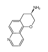 2H-Pyrano[2,3-f]quinolin-3-amine,3,4-dihydro-,(3R)-(9CI)结构式