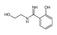 2-hydroxy-N-(2-hydroxyethyl)benzimidamide Structure