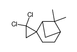 2,2-dichloro-6',6'-dimethyl-spiro[cyclopropane-1,2'-norpinane] Structure