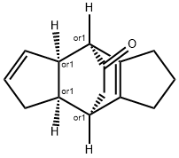 4,8-Ethano-s-indacen-9-one,1,2,3,4,4a,5,7a,8-octahydro-,(4R,4aS,7aR,8S)-rel-(9CI)结构式