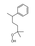 (5-hydroperoxy-5-methylhexan-2-yl)benzene Structure