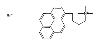 trimethyl(4-pyren-1-ylbutyl)azanium,bromide结构式