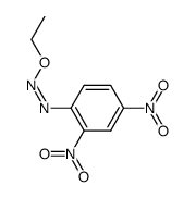 (Z)-1-(2,4-dinitrophenyl)-2-ethoxydiazene Structure