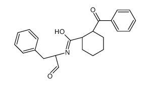 2-benzoyl-N-[(2S)-1-oxo-3-phenylpropan-2-yl]cyclohexane-1-carboxamide Structure