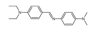 N-[4-(diethylamino)benzylidene]-4-(dimethylamino)aniline结构式