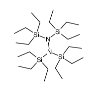 tetrakis(triethylsilyl)hydrazine Structure