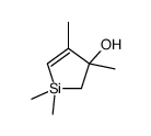 1,1,3,4-tetramethyl-2H-silol-3-ol结构式