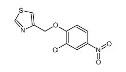 4-[(2-chloro-4-nitrophenoxy)methyl]-1,3-thiazole Structure