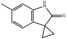 6'-METHYLSPIRO[CYCLOPROPANE-1,3'-INDOLIN]-2'-ONE structure