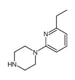 Piperazine, 1-(6-ethyl-2-pyridinyl)- (9CI) structure