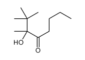 3-hydroxy-2,2,3-trimethyloctan-4-one结构式