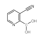 3-Cyanopyridine-2-boronic acid结构式