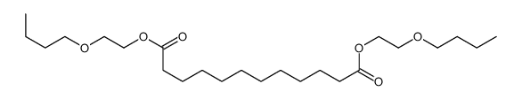 bis(2-butoxyethyl) dodecanedioate structure