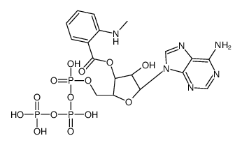 3'-O-(N-methylanthraniloyl) ATP结构式