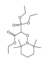 diethoxyphosphoryl-(2,2,6,6-tetramethyl-piperidin-1-yloxy)-acetic acid ethyl ester结构式