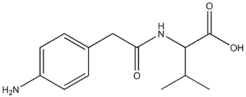 Phenaceturic acid,p-amino--alpha--isopropyl- (5CI)结构式