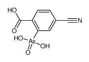 2-arsono-4-cyano-benzoic acid Structure