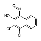 3,4-dichloro-1-nitroso-[2]naphthol结构式