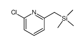 2-chloro-6-(trimethylsilylmethyl)pyridine Structure